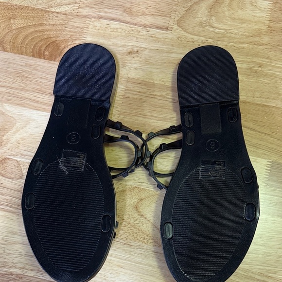 Shade & Shore Black Studded Sandals - Picture 7 of 7